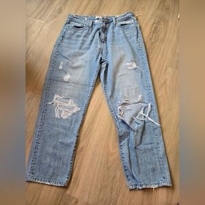 Flying Monkey Light Blue Distressed Jeans